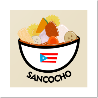 Puerto Rican Food Sancocho Latino Caribbean Meat Stew Posters and Art